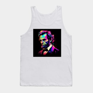 Lincoln Neon Pop Art Tank Top